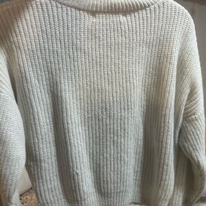 Cozy Cream Ribbed Sweater